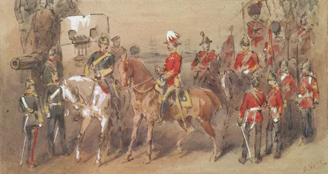Le Général Sir Garnet Wolseley (1833-1913) à Alexandrie, 1882